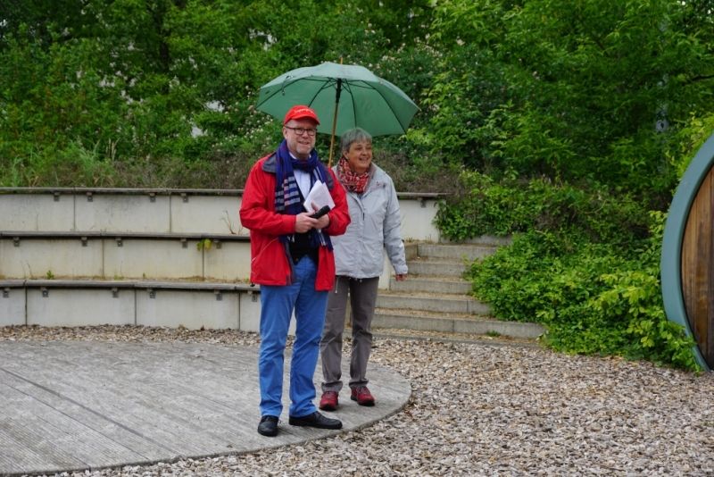 BzBm Reinhard Naumann mit Fr. Meil-Lachmann
