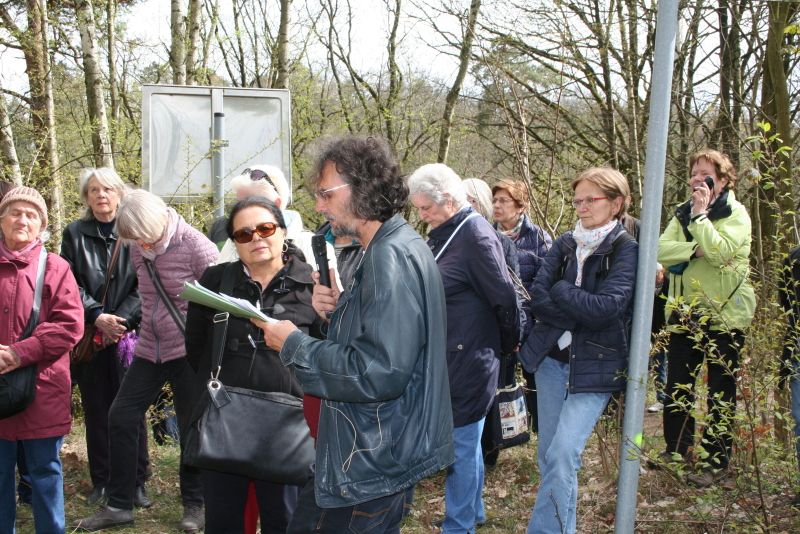 Oliver Schruoffeneger mit der Künstlerin Patricia Pisani, 08.04.2017