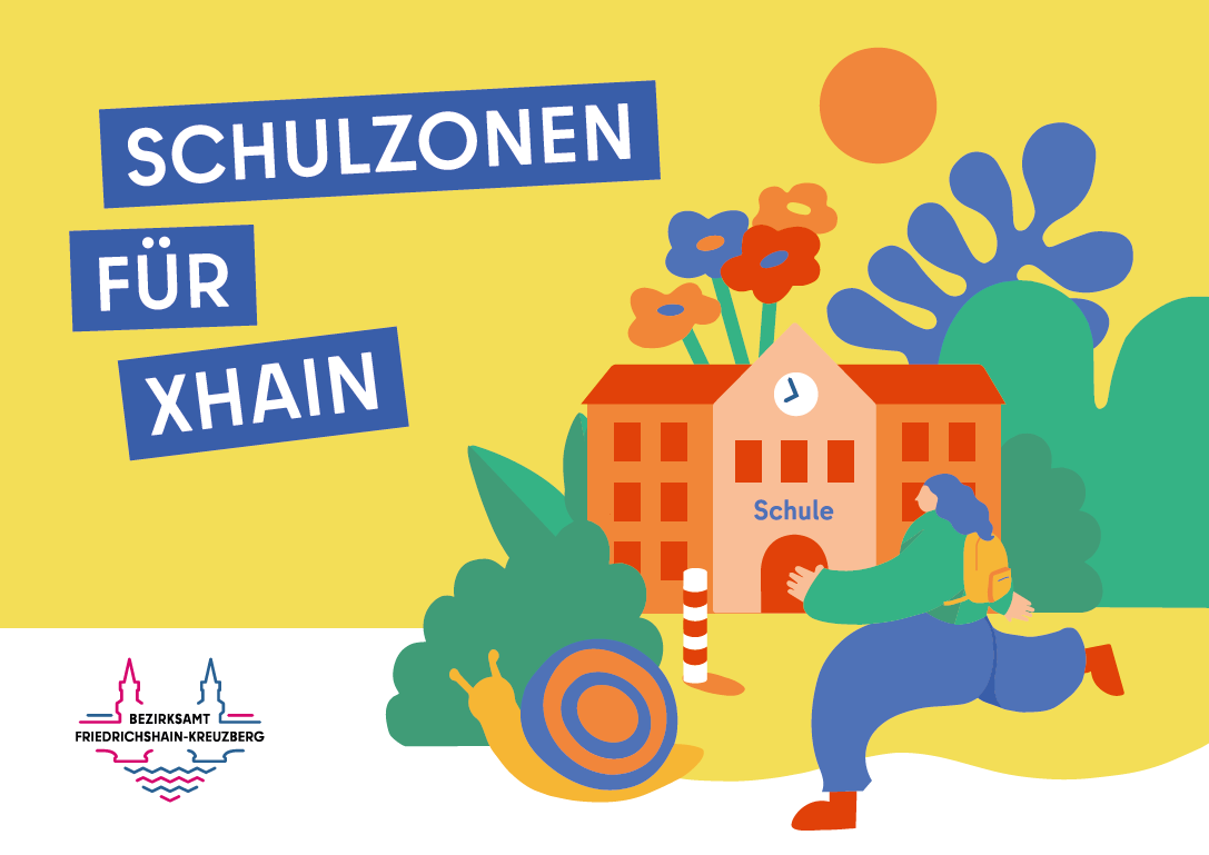 Postkarte Schulzone