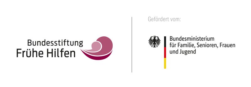 Logoleiste Bundesstiftung Frühe Hilfen und BMFSFJ