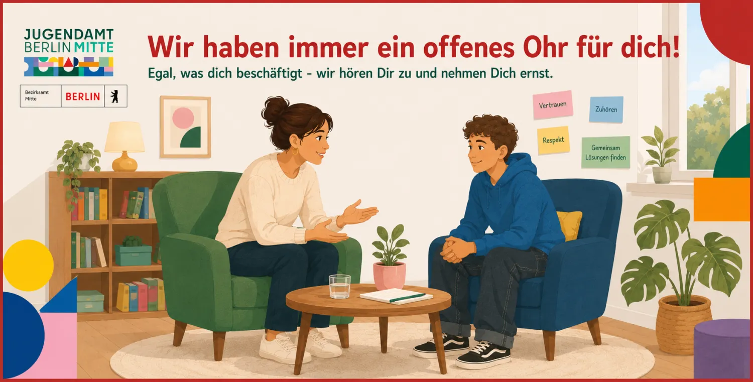 Jugendamt Berlin MItte - Wir haben immer ein offenes Ohr für dich!