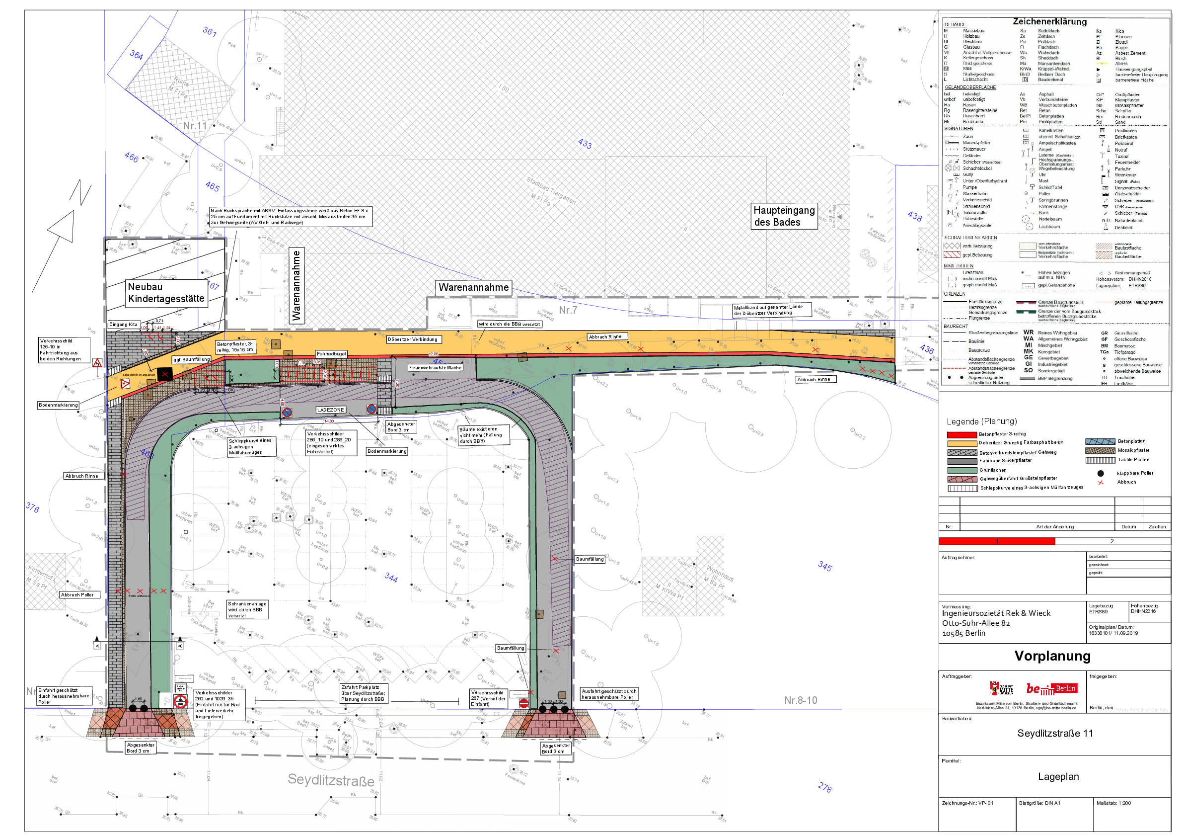 Seydlitzstrasse 11 Lageplan