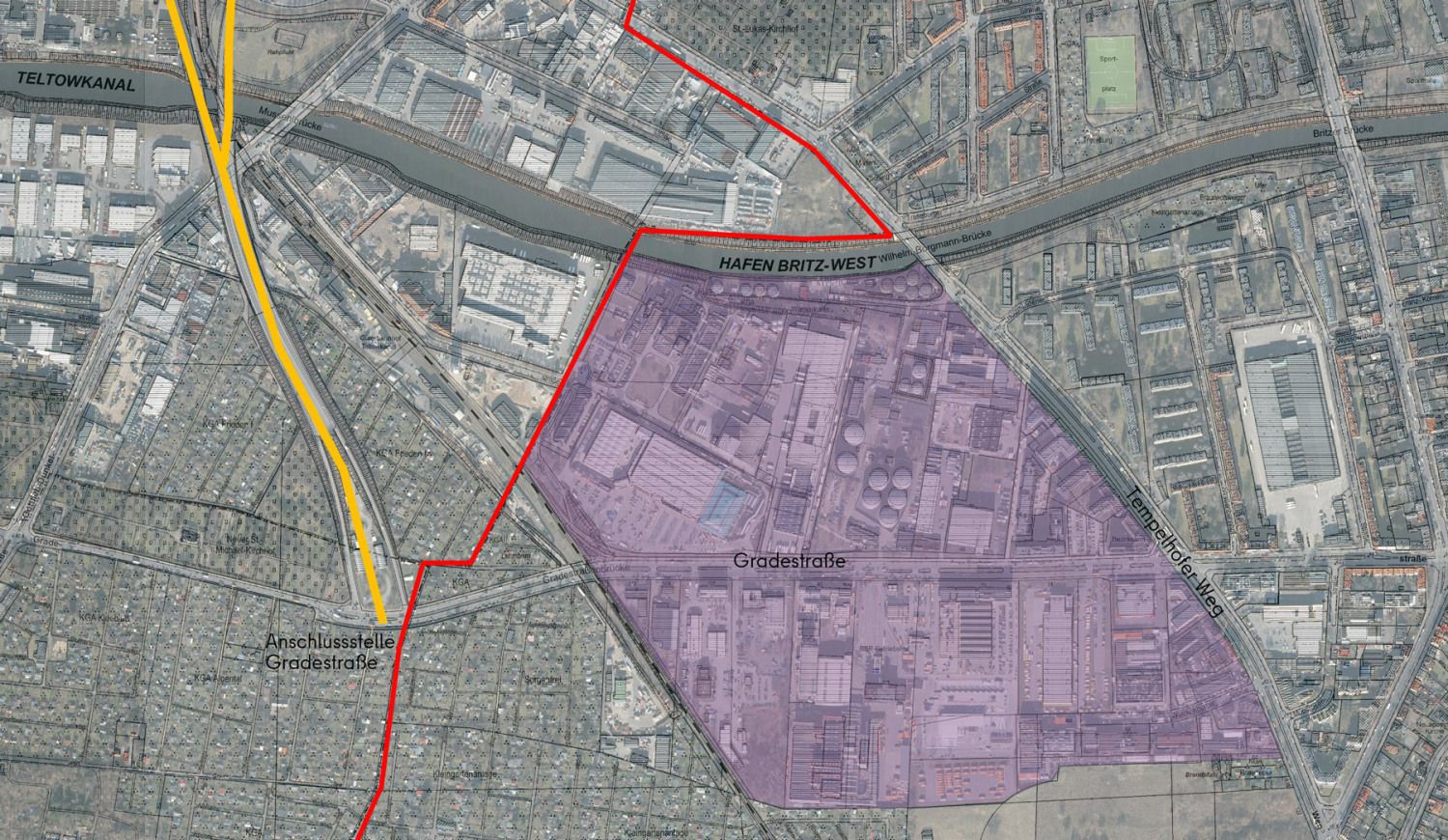 Gewerbegebiet Gradestraße-Teltowkanal