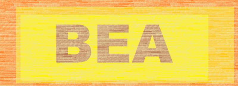 Grafik mit den Buchstaben BEA