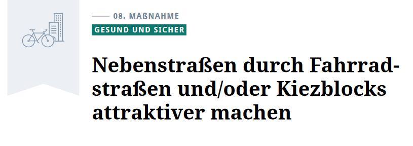 Nebenstrassen Kiezblock