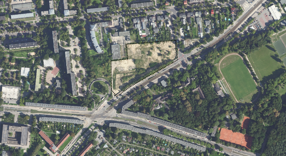 Lageplan Plangebiet Hansastraße