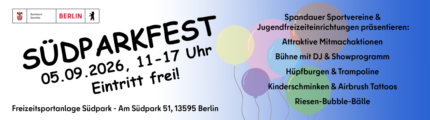 Banner Südparkfest 2026