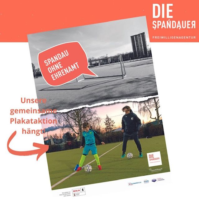 Spandau ohne Ehrenamt / Plakataktion 2022