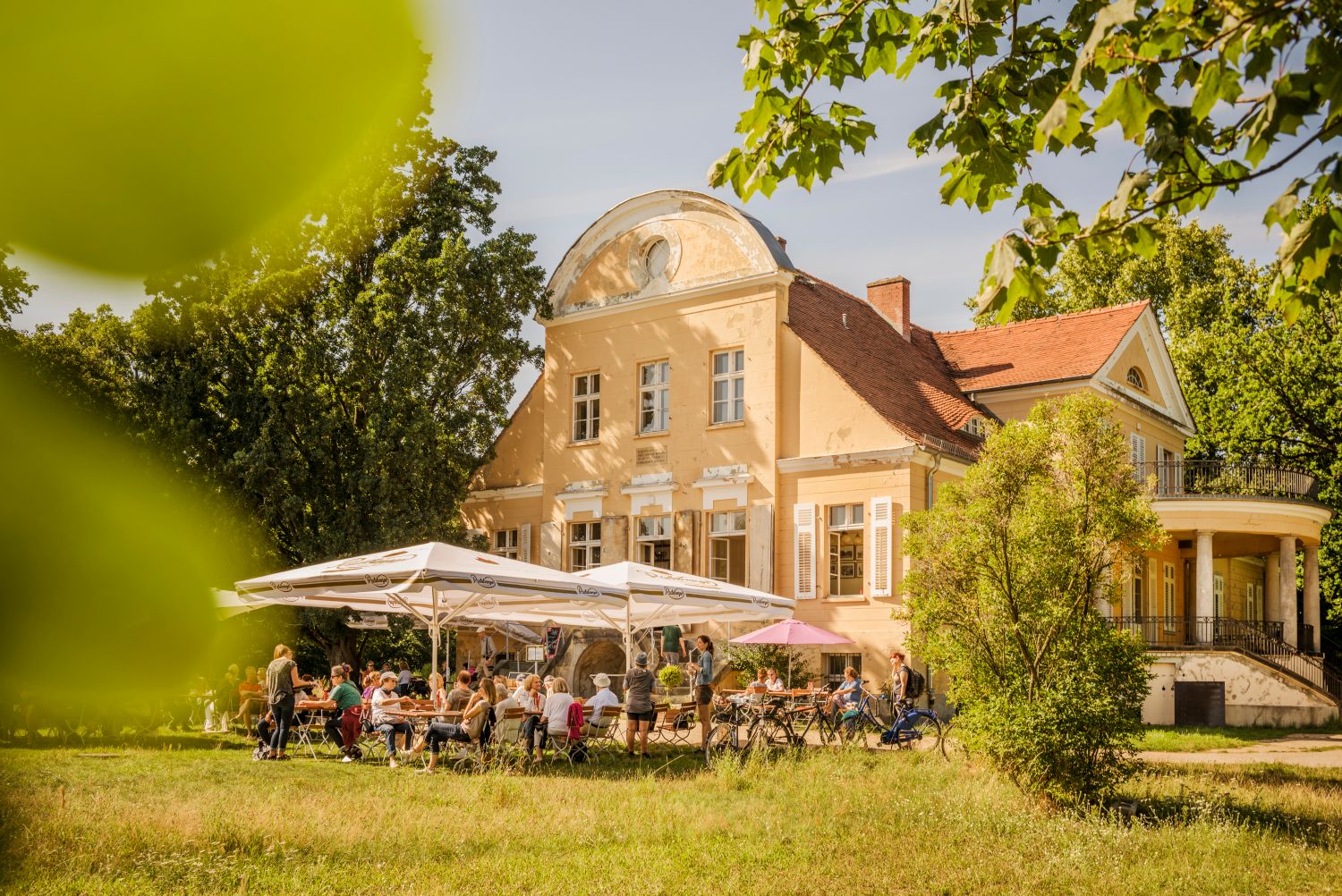 Ansicht des Guthaus Neukladow (Spandau, Havelradweg, Kladow)