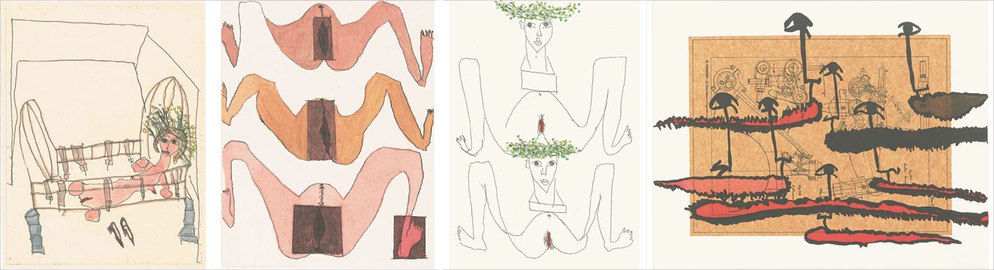 4 Bilder von Carol Rama