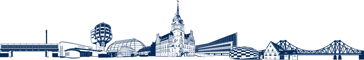 Skyline dunkelblau