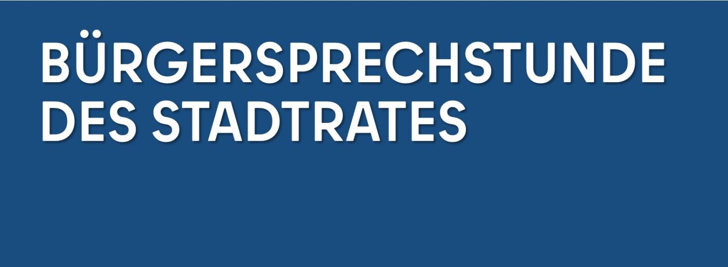 Bürgersprechstunde