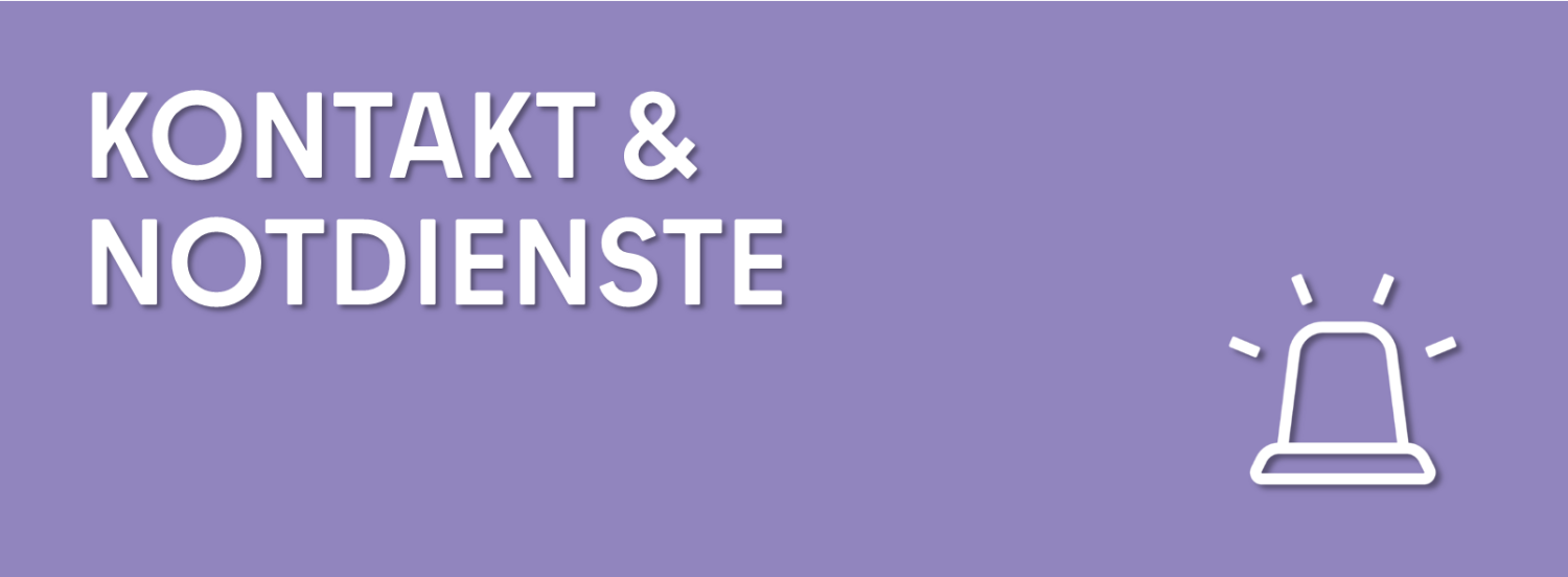 Teaser - Kontakt & Notdienste - Seitenbreite