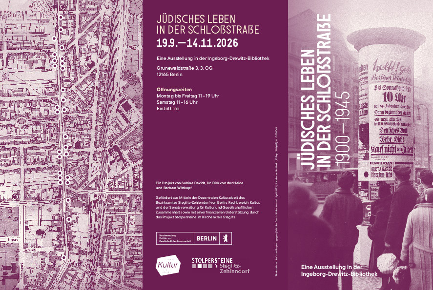 Ausstellung zum jüdischen Leben in der Schlossstraße