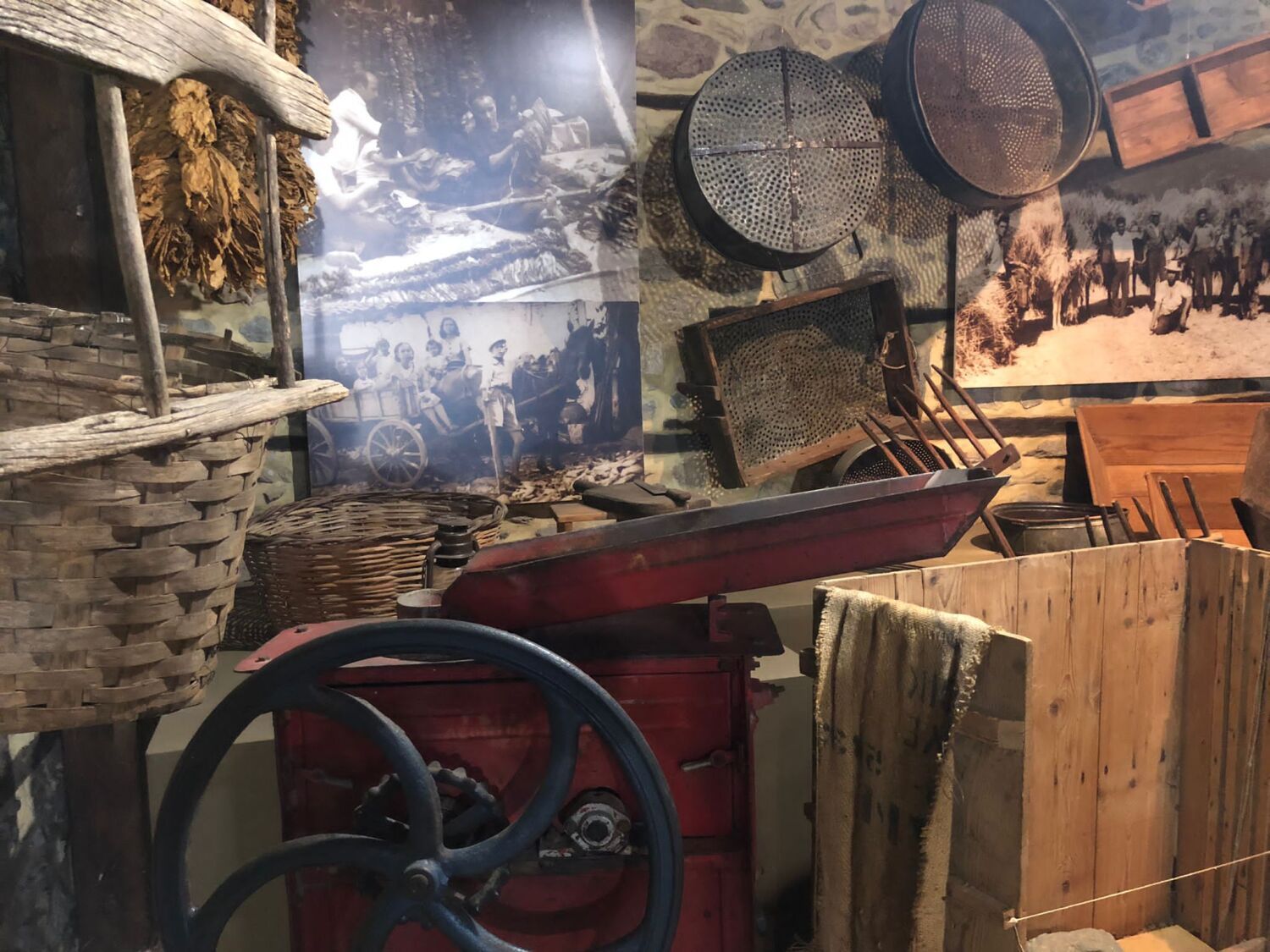 1. November 2023 Besichtigung des Heimatmuseums: Historische landwirtschaftliche Gerätschaften