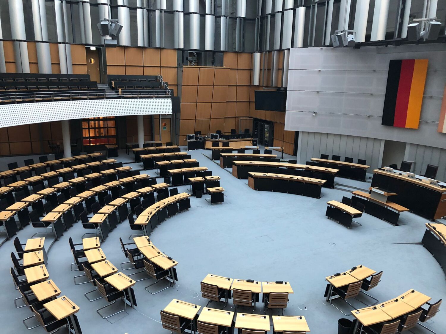 Herz der Stadtberliner Demokratie: Plenarsaal des Abgeordnetenhauses