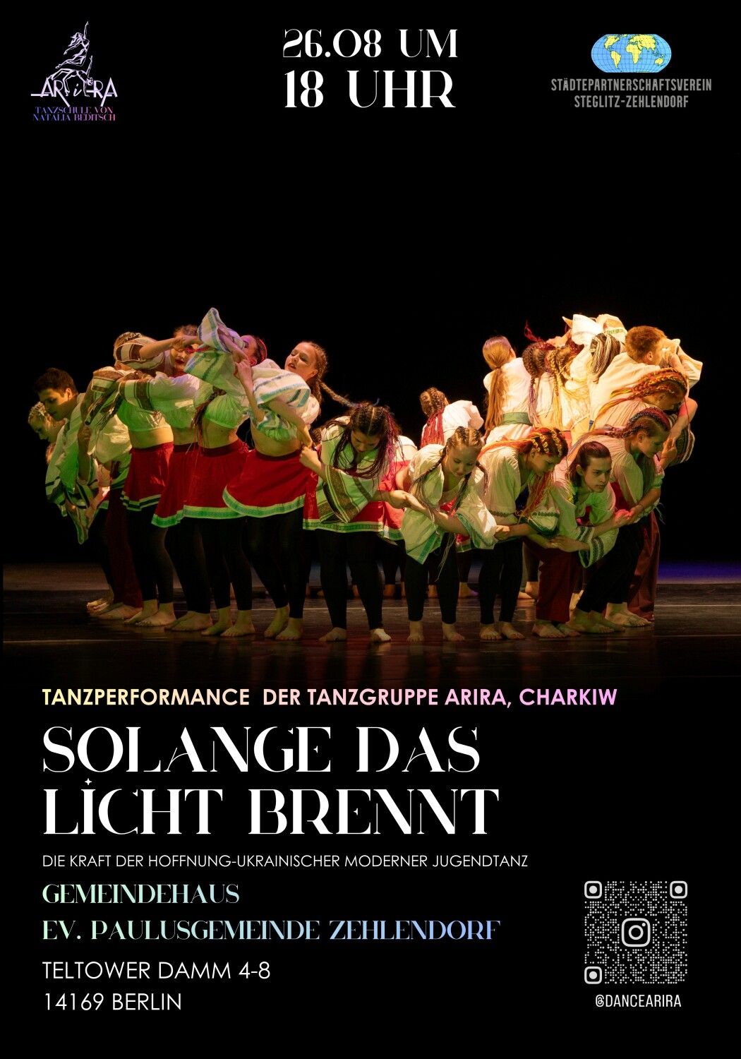Plakat Charkiw-Jugendtanzgruppe