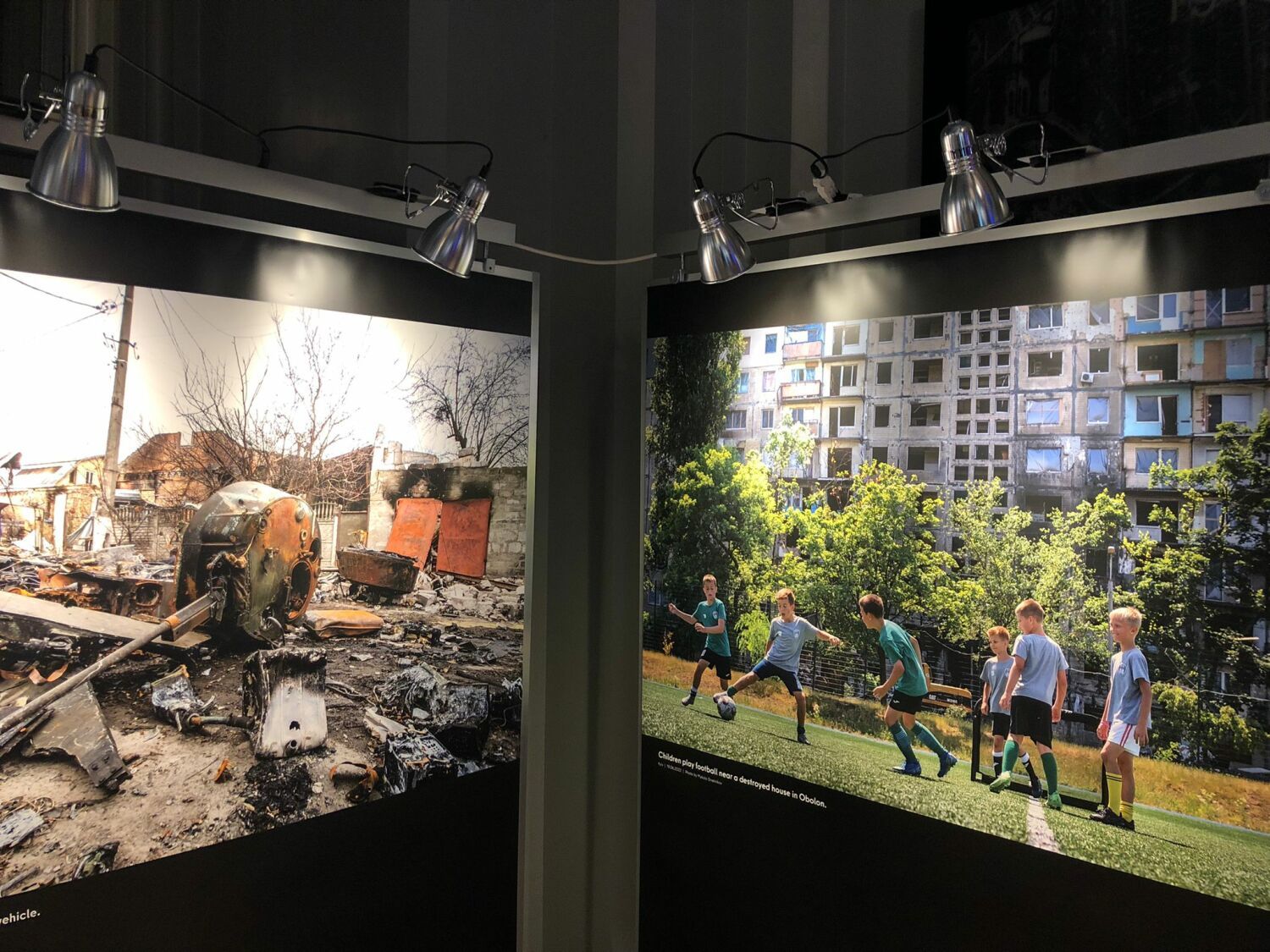 Ausstellungseröffnung "Kyiv is the Unbreakable Heart of Europe" am 29. November 2022 im Roten Rathaus