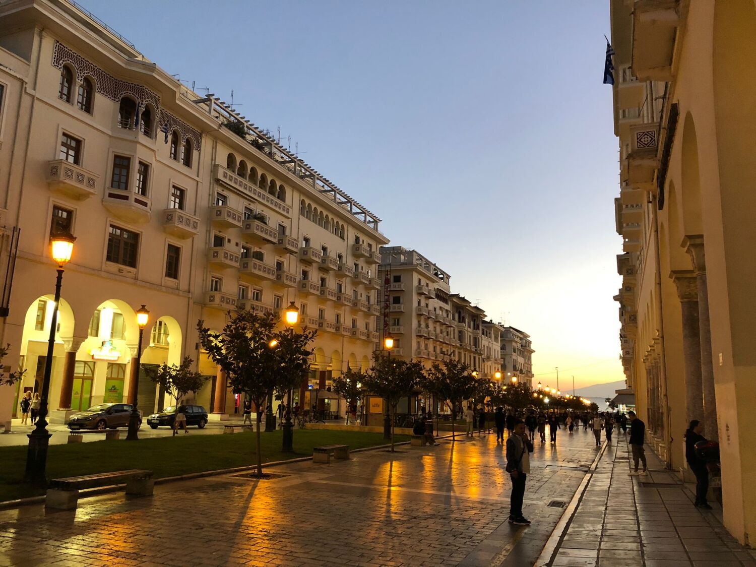 Abendstimmung in Thessaloniki