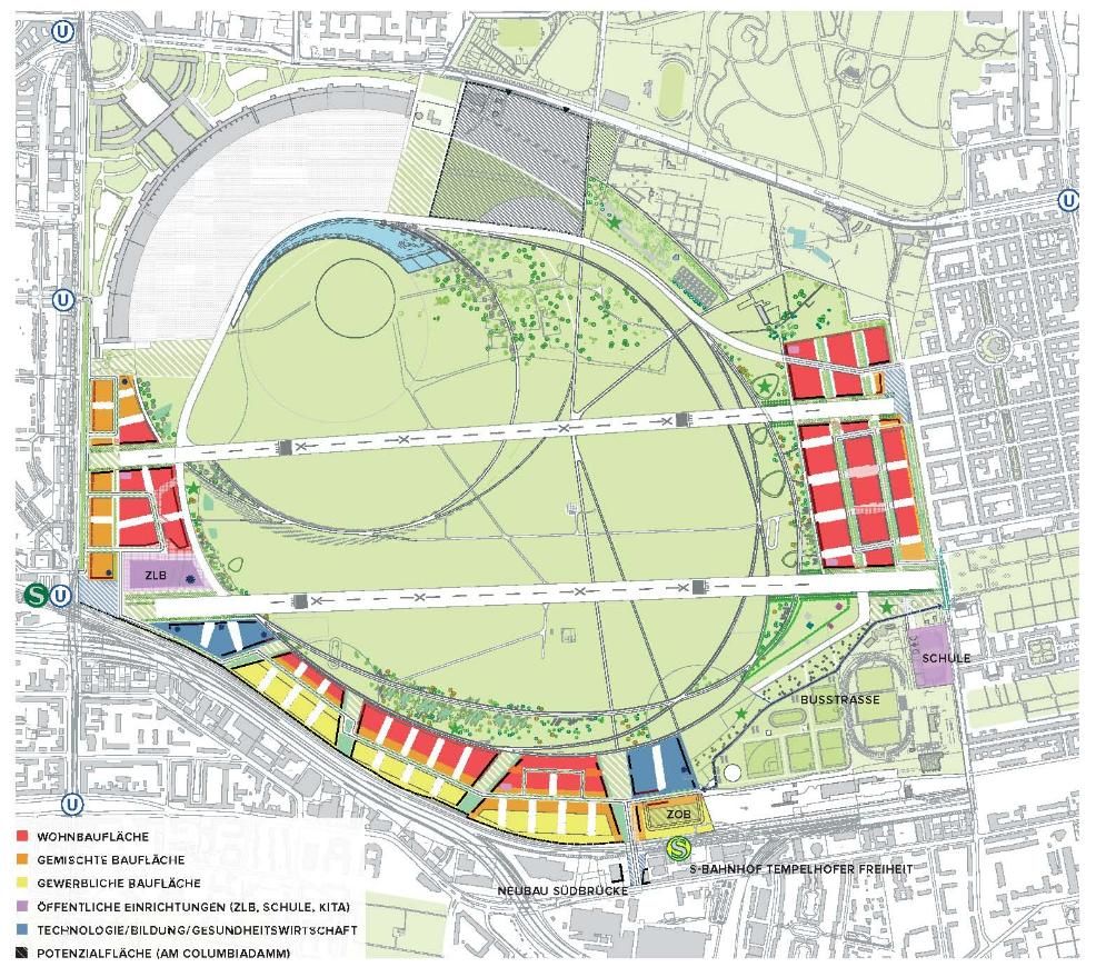 Masterplan des Senats - © Senatsverwaltung für Stadtentwicklung und Umwelt