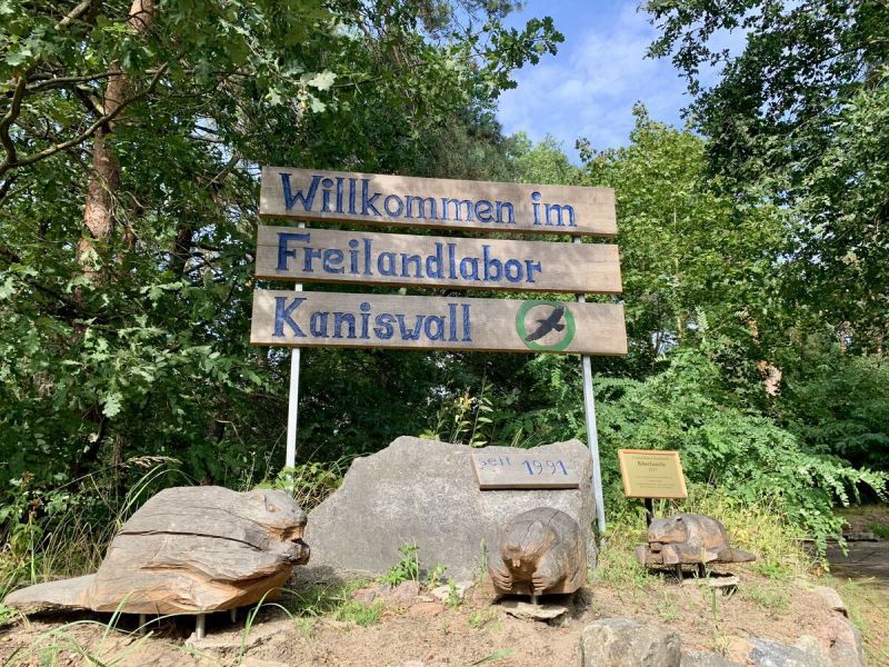 Willkommensschild im Kaniswall