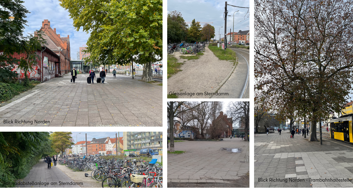 Vorplatz S-Bahnhof Schöneweide Collage