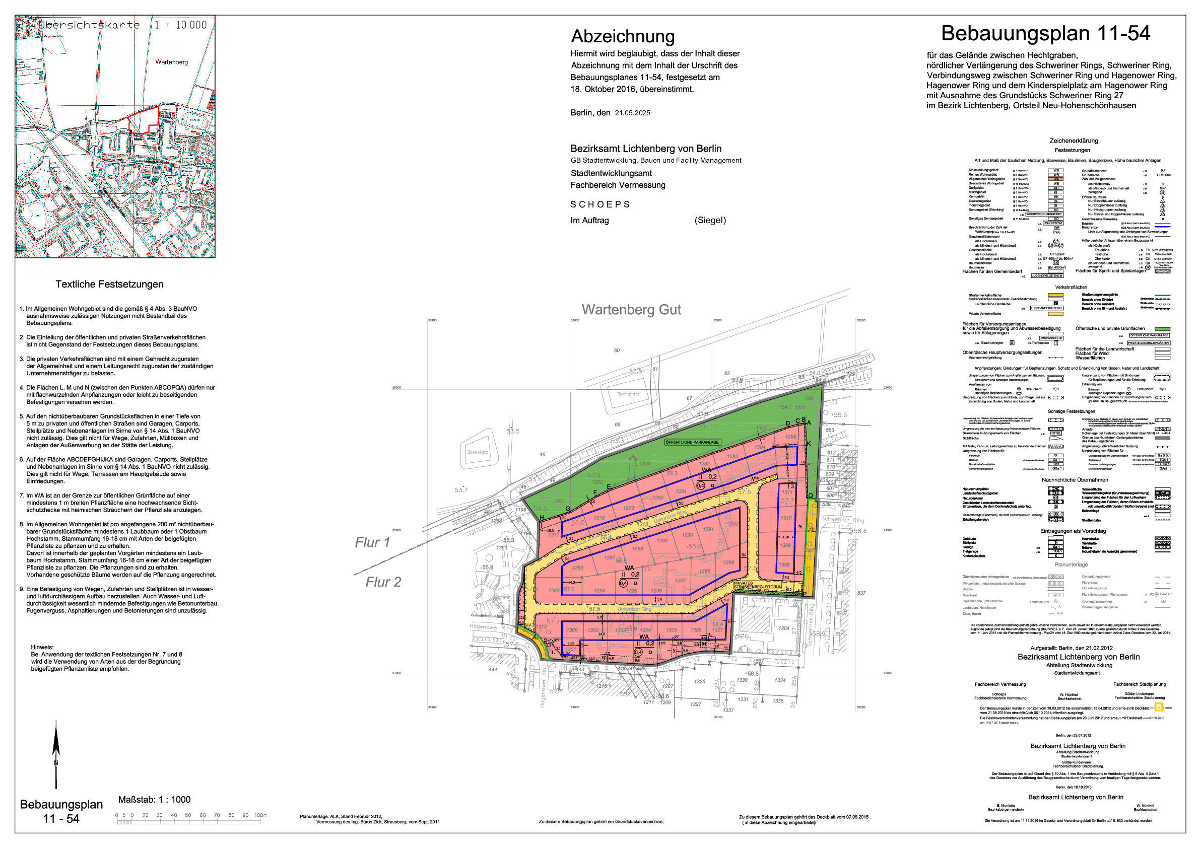 Bebauungsplan 11-54