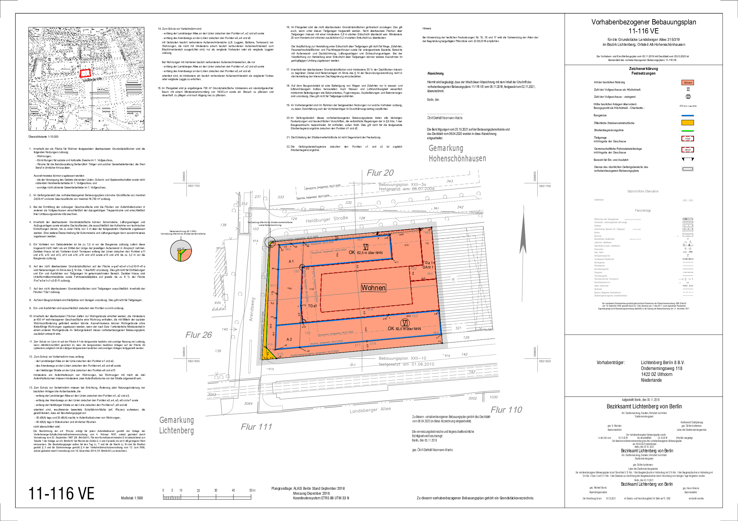 Bild B-Plan 11-116 VE