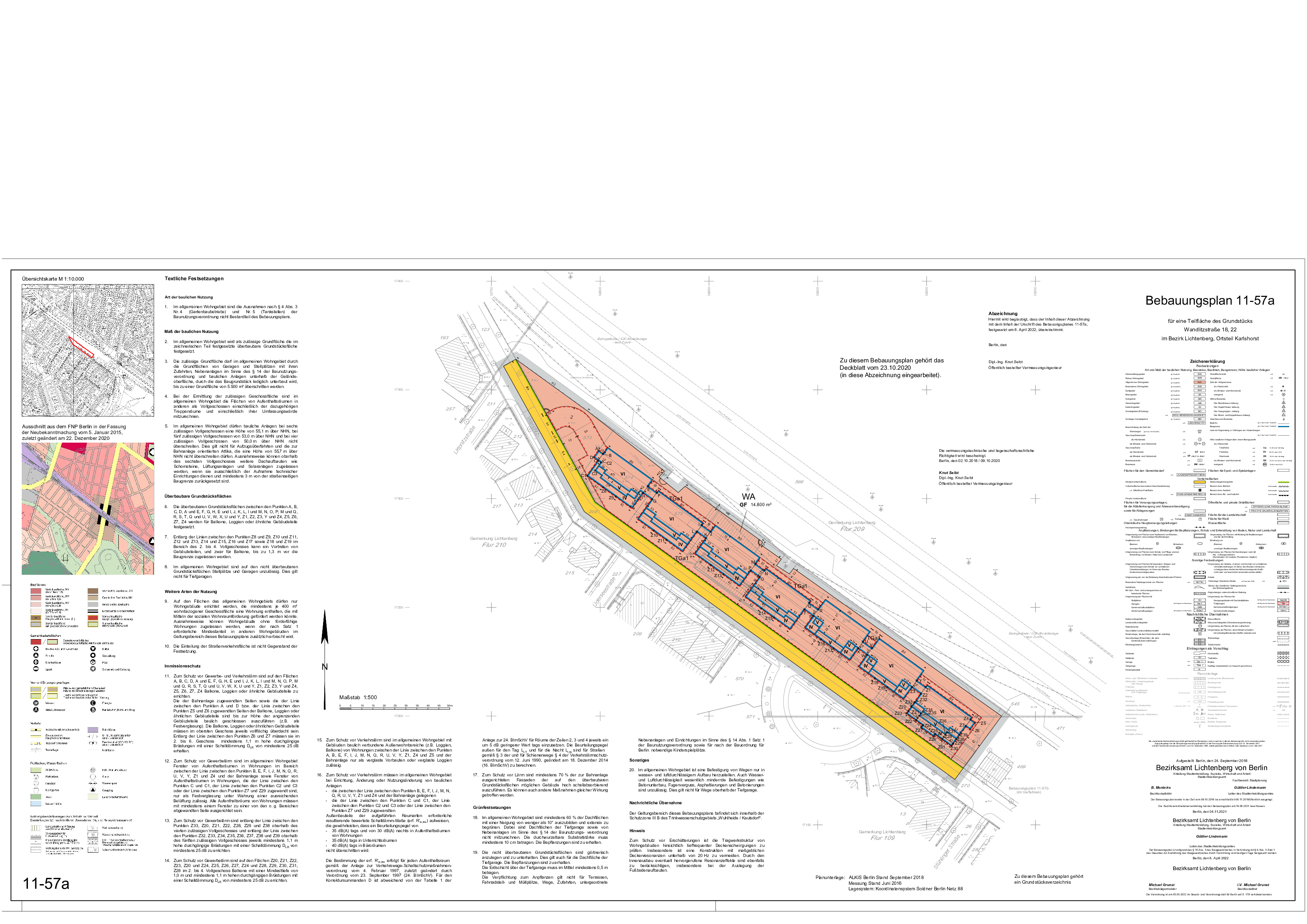 Bebauungsplan 11-57a