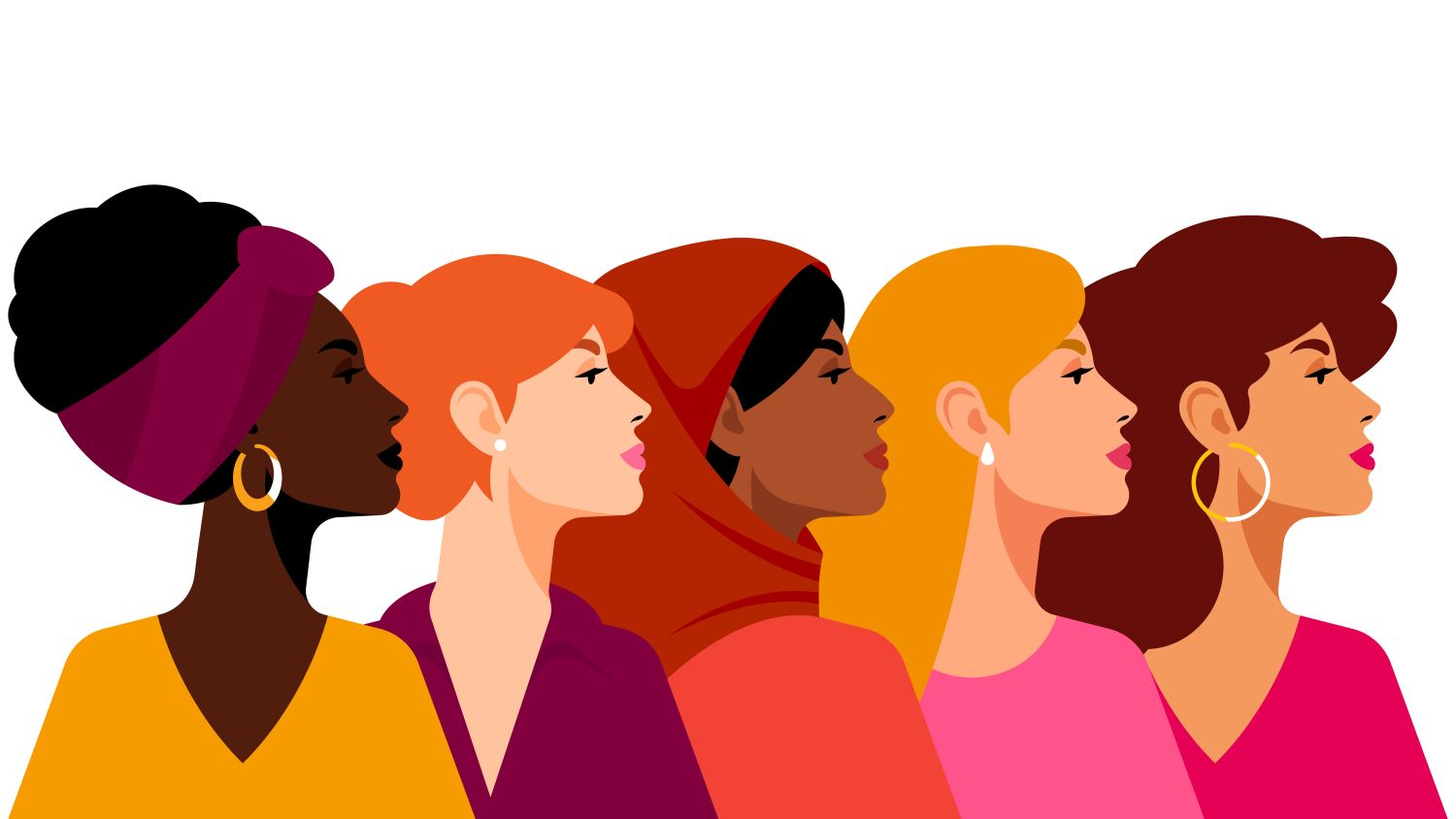 Frauen verschiedener Ethnien