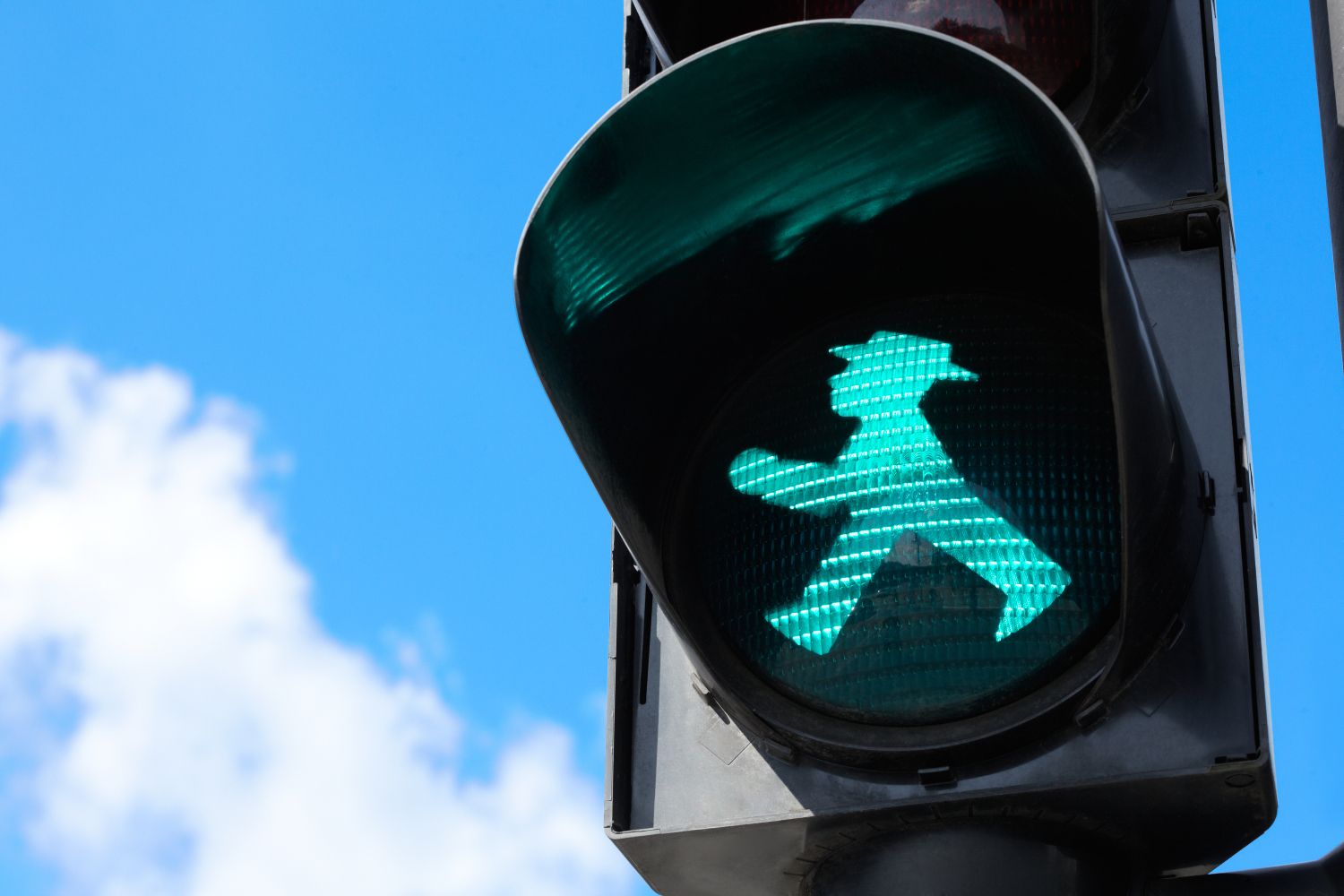 grünes Ampelmännchen