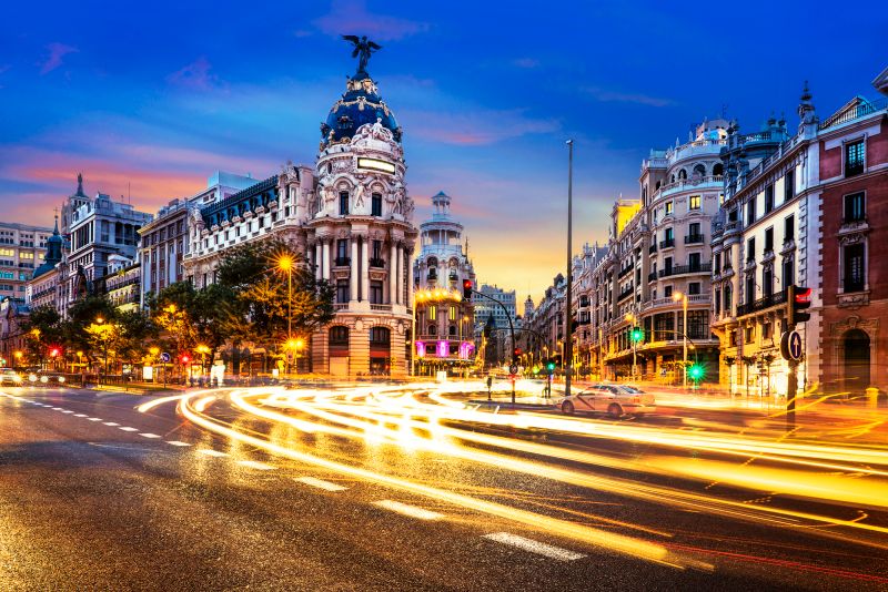 Stadtzentrum Madrid