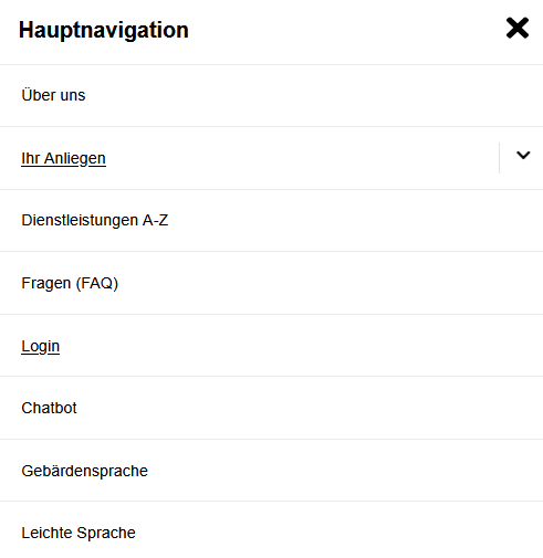 hauptnavigation EA