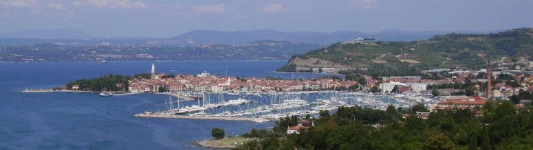 Bildausschnitt der Stadt Izola