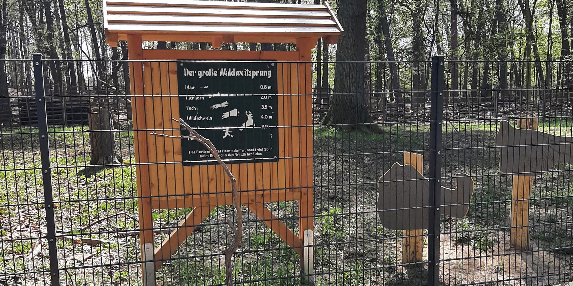 Waldlehrpfad Hermsdorf: Wildgehege (Bild: Berliner Forsten)