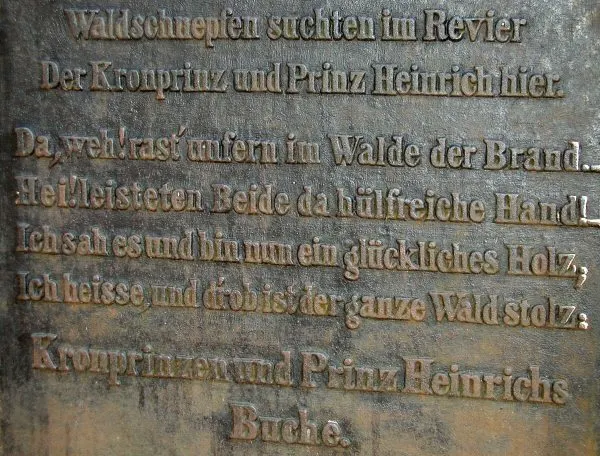 Gedenkplatte