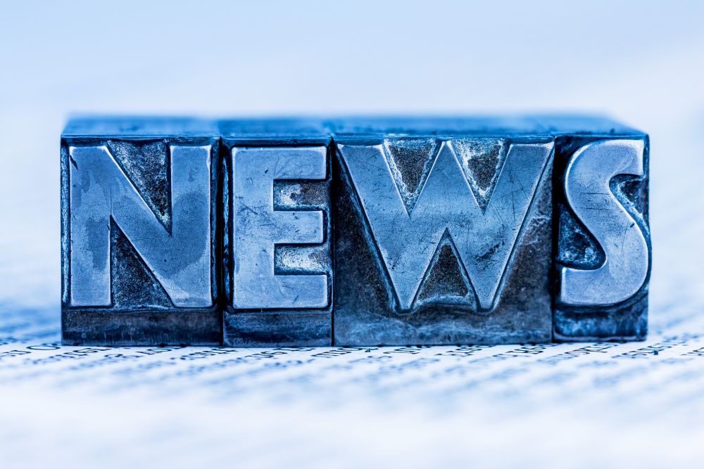 News in Bleibuchstaben