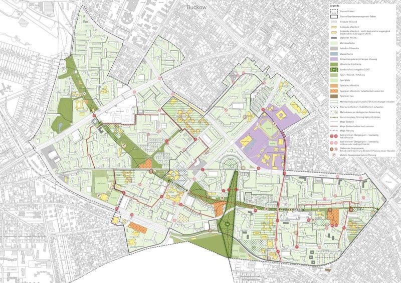 Der Konzeptplan für die Gropiusstadt (Bild: BA Neukölln/fjp)