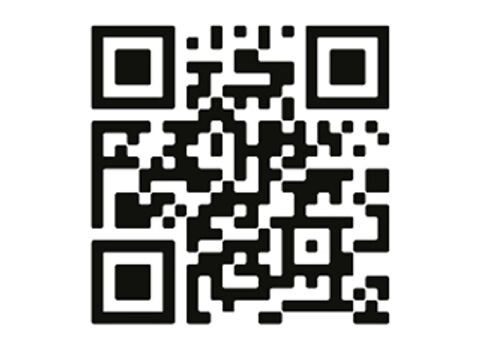 Ein QR-Code, er auf die Seite führt, auf der die Jobcenter-App heruntergeladen werden kann.