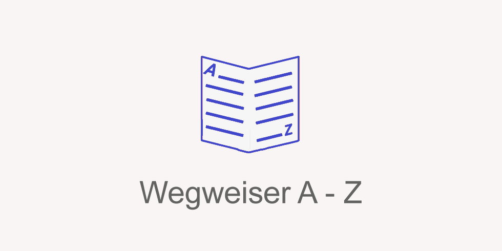 Ikon Wegweiser