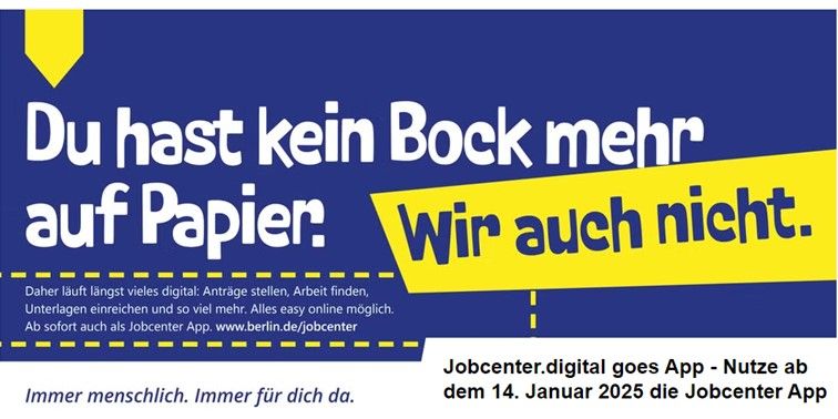 Banner kein Bock auf Papier