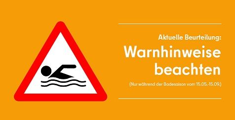 Warnhinweise beachten: gelb