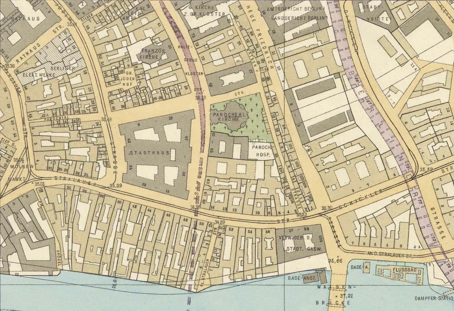 Straubeplan Stadtplan Berlin