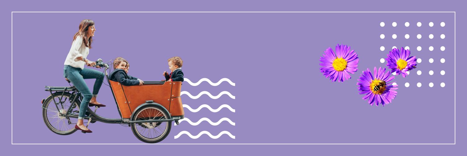 Header Newsletter Collage Lastenfahrrad