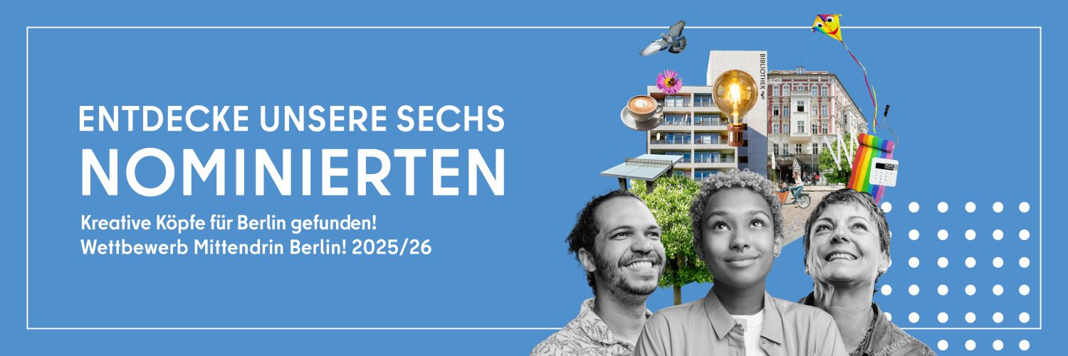 Header der Nominierten für Mittendrin 2025/26