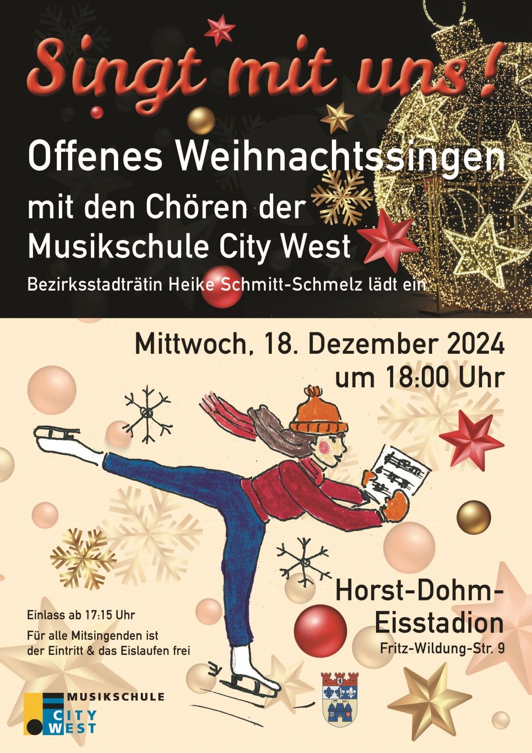 Weihnachtssingen 2024 Plakat