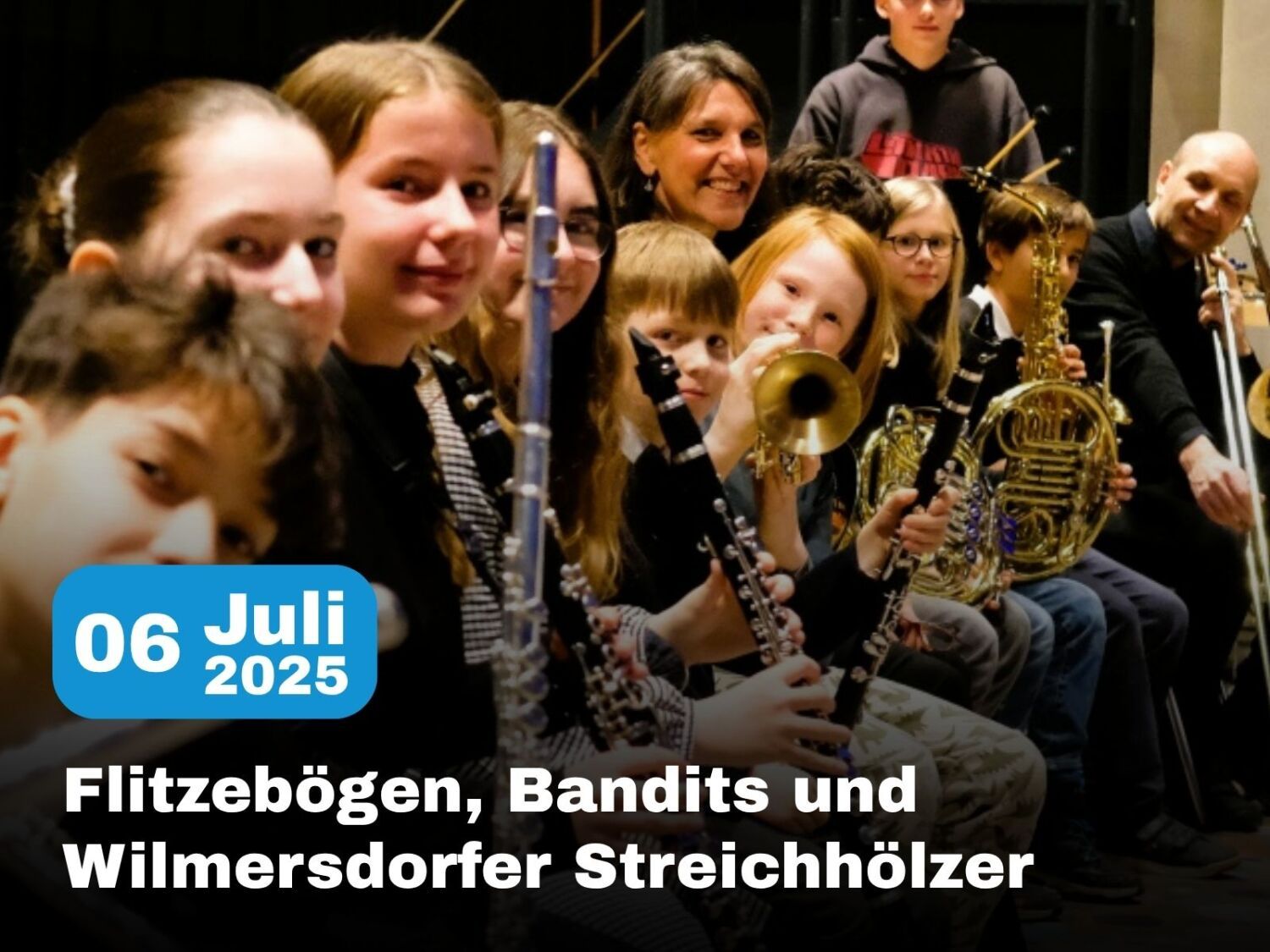 Sommerkonzert Flitzebögen, Wilmersdorfer Streichhölzer, Bandits