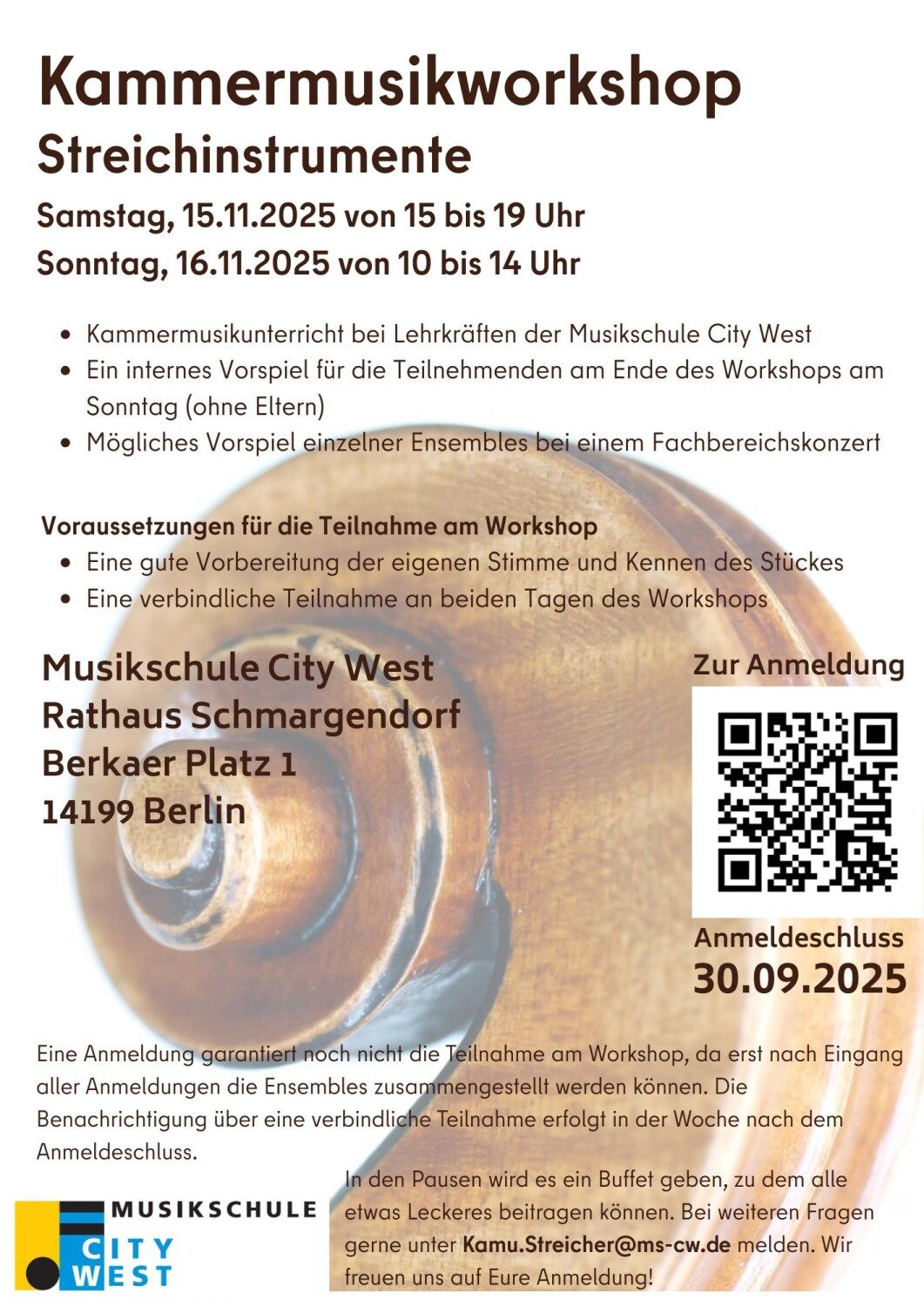 Kammermusik- Workshop Streichinstrumente - 1