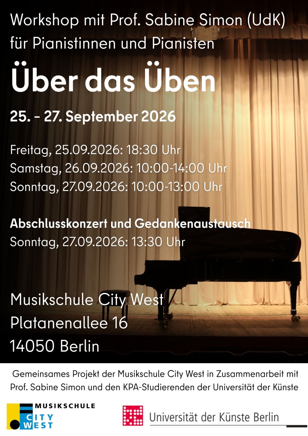 Workshop Über das Üben Klavier - 1