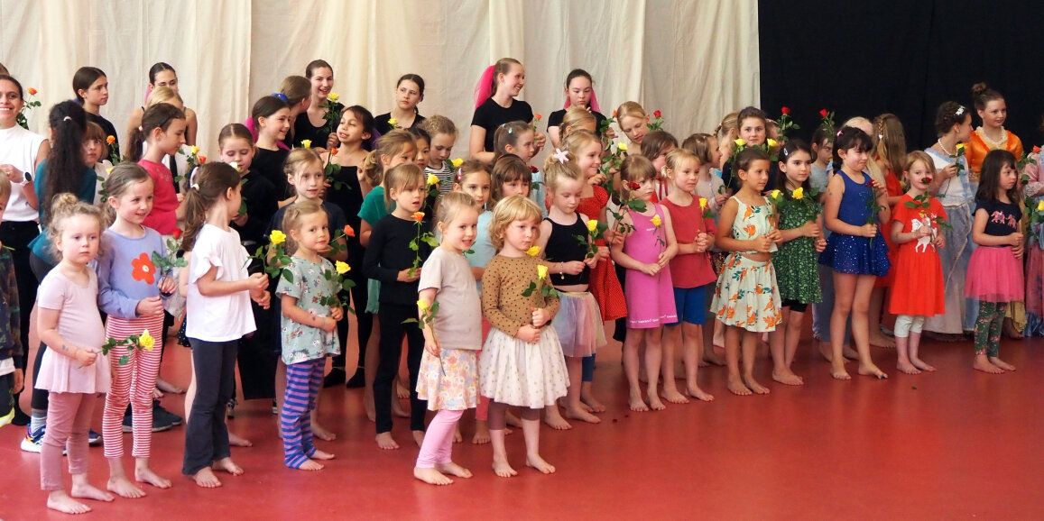 Kinder des Tanztages am13-7-25 im Eliashof